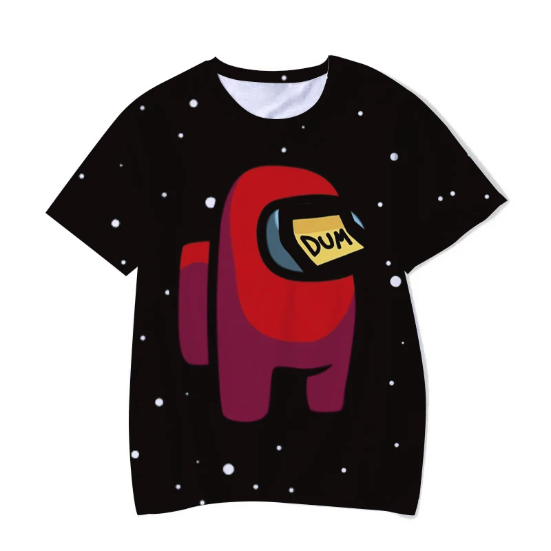 2021 3D cartoon anime European and American T-shirts among us summer fun short-sleeved children's T-shirts for boys
2021 3D cartoon anime European and American T-shirts among us summer fun short-sleeved children's T-shirts for boys