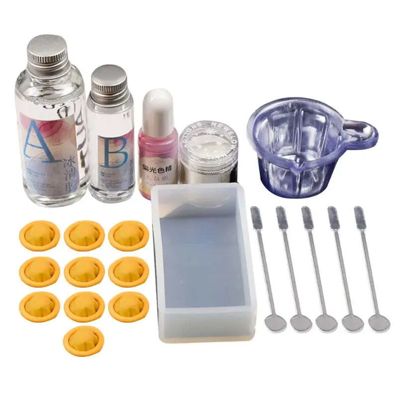 Resin Crystal Epoxy Mold Silicone Rectangle Mould DIY Crafts Dried Flower Decorative Making Tools
Resin Crystal Epoxy Mold Silicone Rectangle Mould DIY Crafts Dried Flower Decorative Making Tools