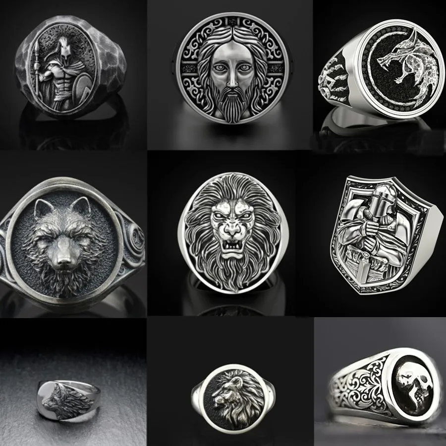 SECRET BOYS Vintage Spartan Warrior Helmet Ring For Men Gothic Punk Viking Norse Rune Warrior Rings Totem Amulet Jewelry
SECRET BOYS Vintage Spartan Warrior Helmet Ring For Men Gothic Punk Viking Norse Rune Warrior Rings Totem Amulet Jewelry