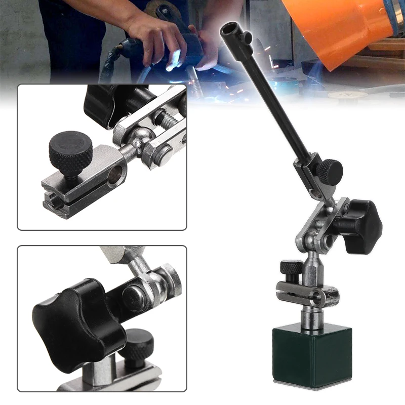 1pc Flexible Level Dial Indicator Magnetic Base 215mm Test Gauge Rotary Magnetic Holder Stand
1pc Flexible Level Dial Indicator Magnetic Base 215mm Test Gauge Rotary Magnetic Holder Stand