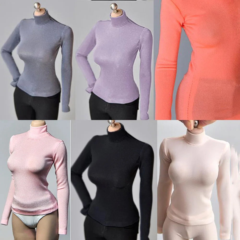 In Stock 1/6 Female Turtleneck Tights Vest Crop Top Clothes sloping Tight T-Shirt for 12'' Woman TBL Figure Body
In Stock 1/6 Female Turtleneck Tights Vest Crop Top Clothes sloping Tight T-Shirt for 12'' Woman TBL Figure Body
