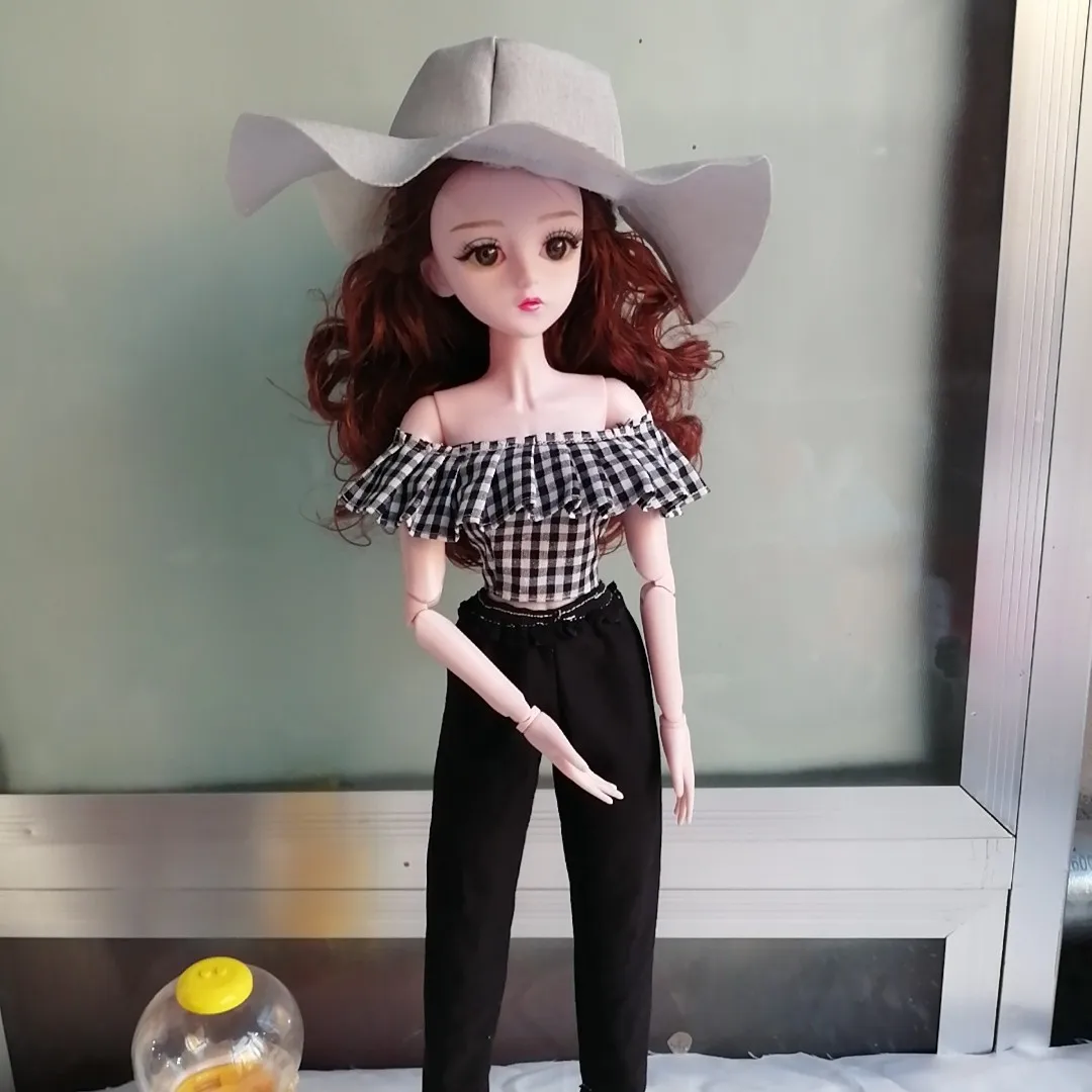 Одежда для куклы BJD SD, 3 точки, 60 см, наряд для куклы, Повседневная модная черно-белая клетчатая верхняя одежда с открытыми плечами
Одежда для куклы BJD SD, 3 точки, 60 см, наряд для куклы, Повседневная модная черно-белая клетчатая верхняя одежда с открытыми плечами