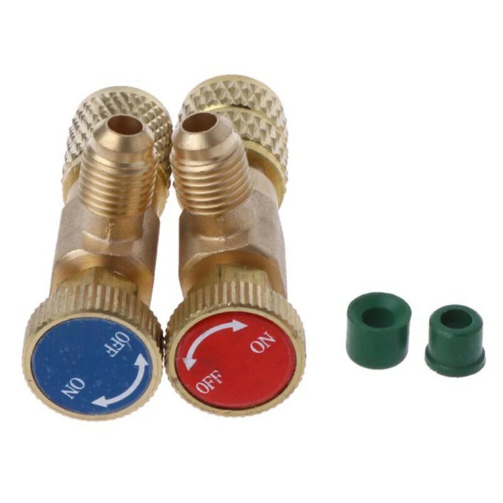2pcs Liquid Safety Valve R410a R22 Air Conditioning Refrigerant Safety Copper Adapter Air Conditioning Repair And Fluoride New
2pcs Liquid Safety Valve R410a R22 Air Conditioning Refrigerant Safety Copper Adapter Air Conditioning Repair And Fluoride New