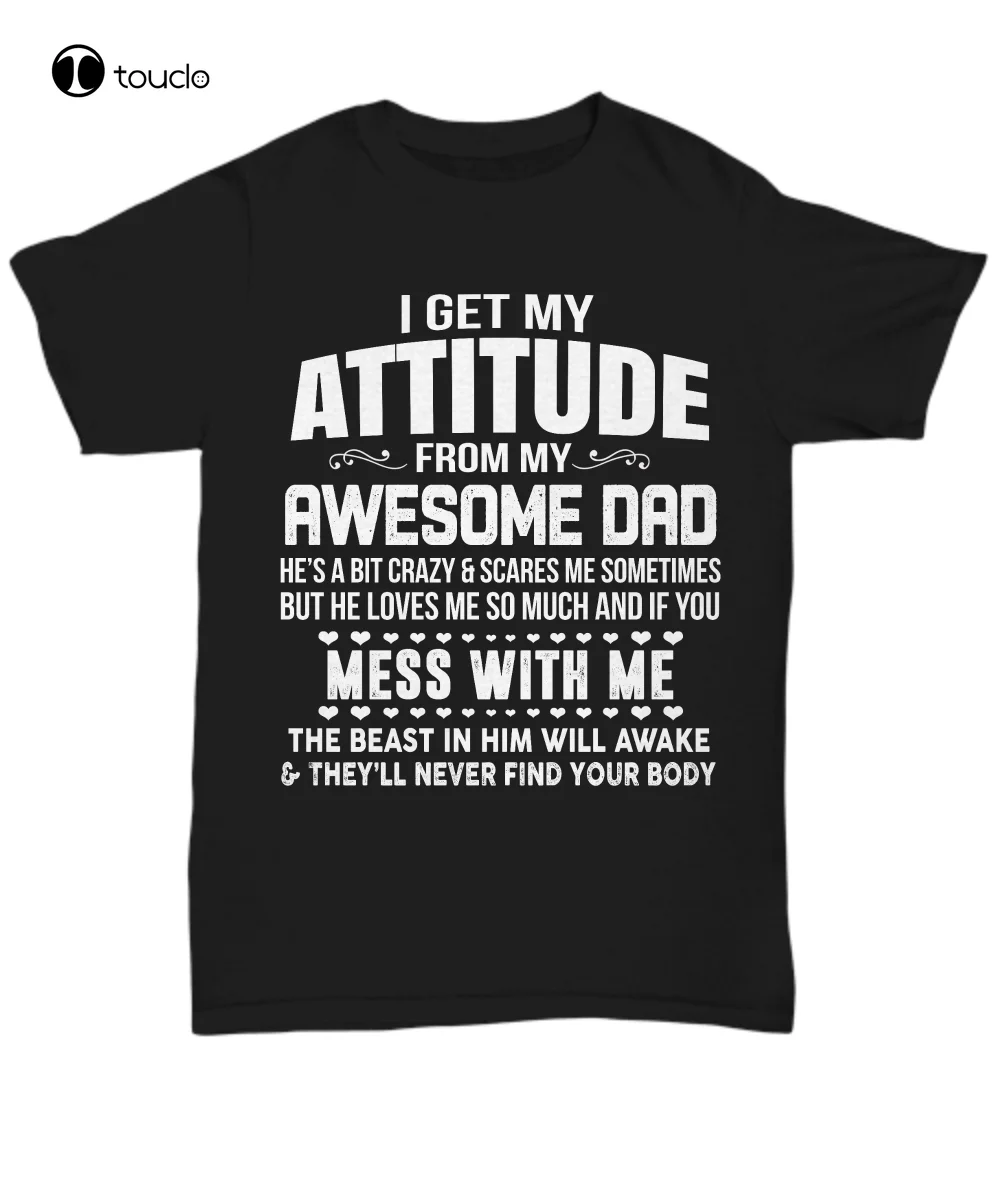 Funny Daughter T-Shirt From Dad Awesome Father To Daughter Tee Gifts Women Tee Shirt unisex
Funny Daughter T-Shirt From Dad Awesome Father To Daughter Tee Gifts Women Tee Shirt unisex