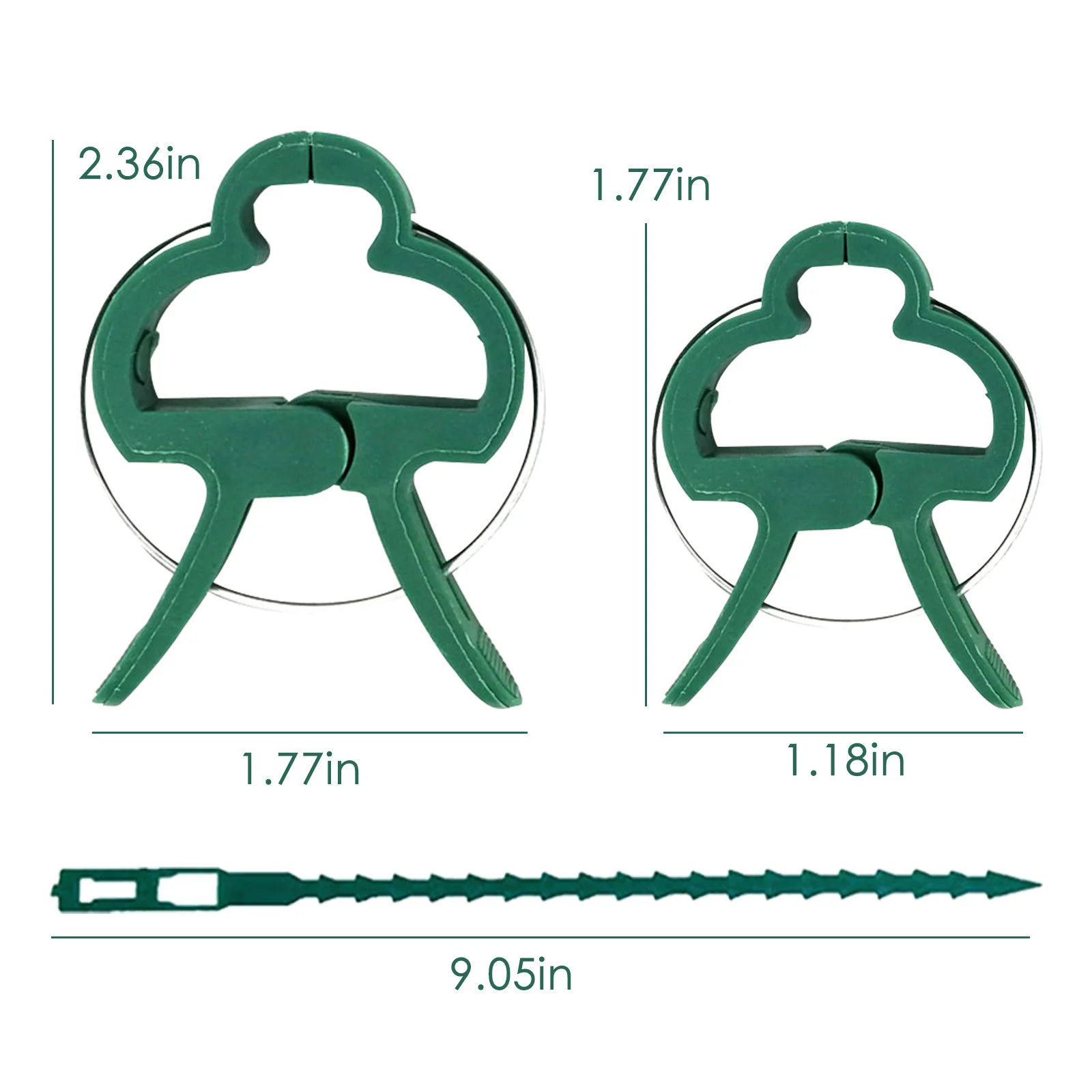 20/40pcs Plant Support Clips Plant Twisted Ties for Garden Gentle Plant Flower Clamps Supporting Climbing Vines Stalks Stems
20/40pcs Plant Support Clips Plant Twisted Ties for Garden Gentle Plant Flower Clamps Supporting Climbing Vines Stalks Stems