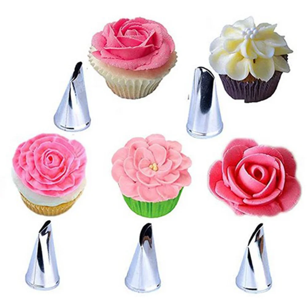 5Pcs/Set Silicone Pastry Bag Tips Kitchen DIY Cake Icing Piping Cream Cake Decorating Tools Reusable Pastry Tool
5Pcs/Set Silicone Pastry Bag Tips Kitchen DIY Cake Icing Piping Cream Cake Decorating Tools Reusable Pastry Tool