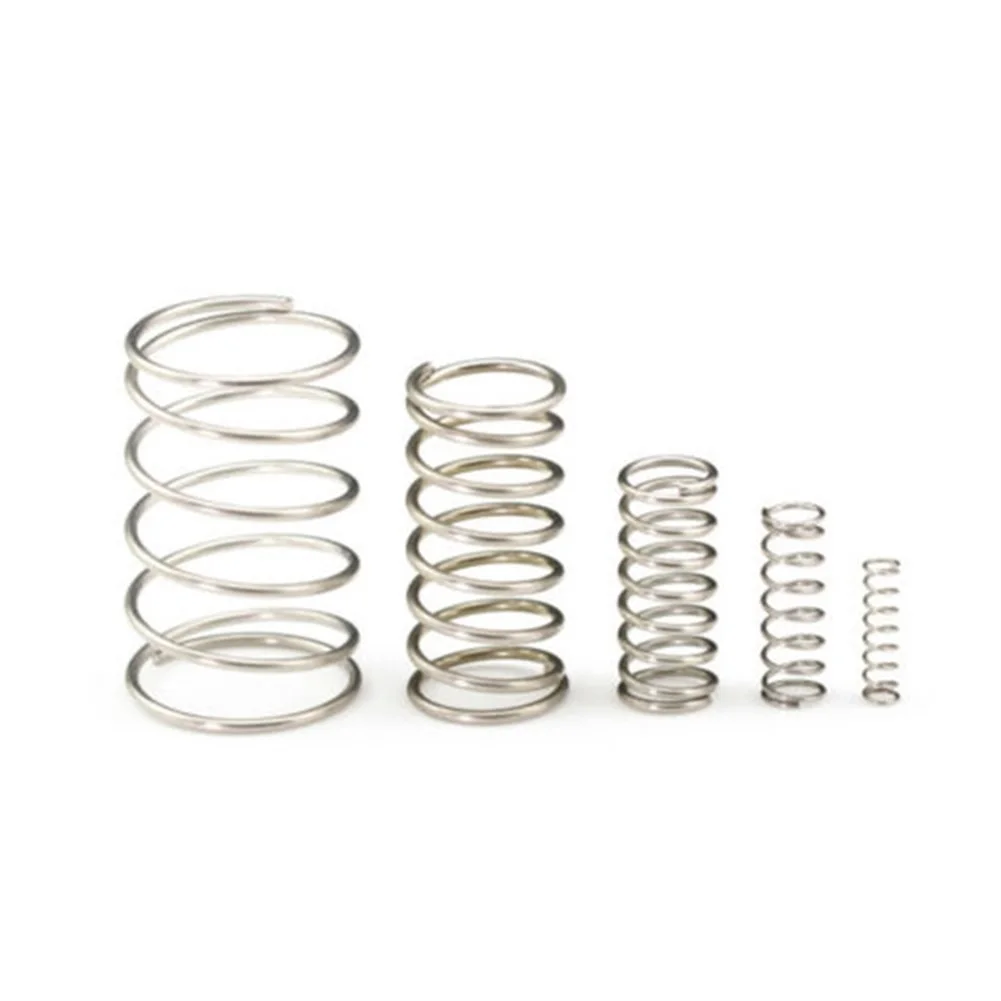 

Compression Spring, 10Pcs, 304 Stainless Steel Non-corrosive Tension Spring. Wire Dia 0.7mm Outer Dia 5mm Length 5-50mm