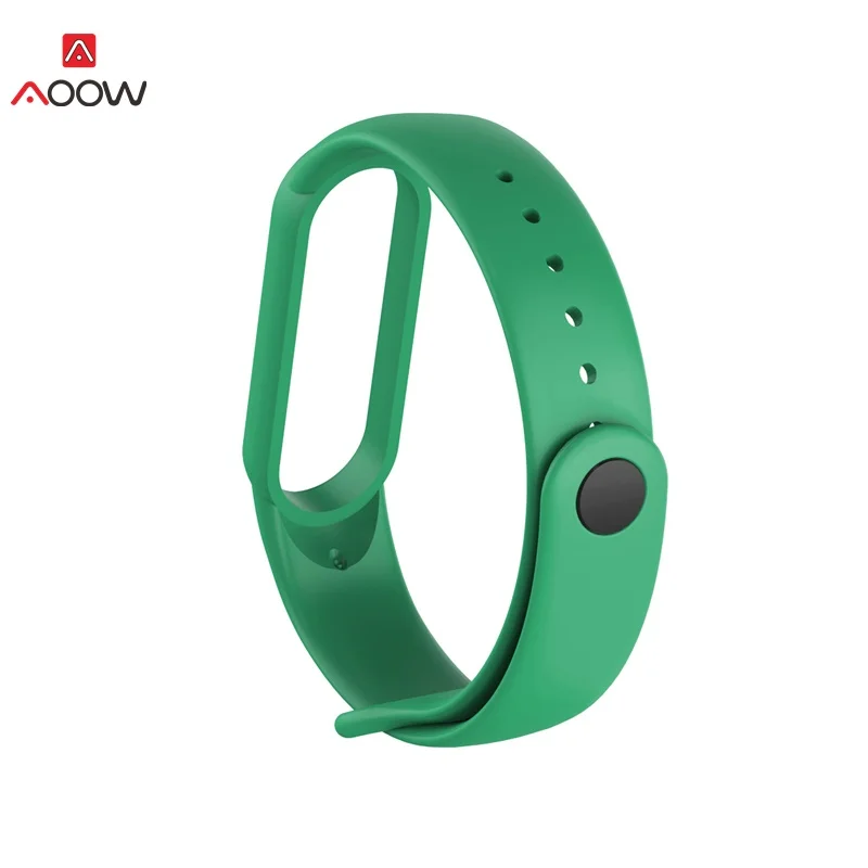 Ремешок силиконовый для mi band 5 сменный спортивный водонепроницаемый браслет