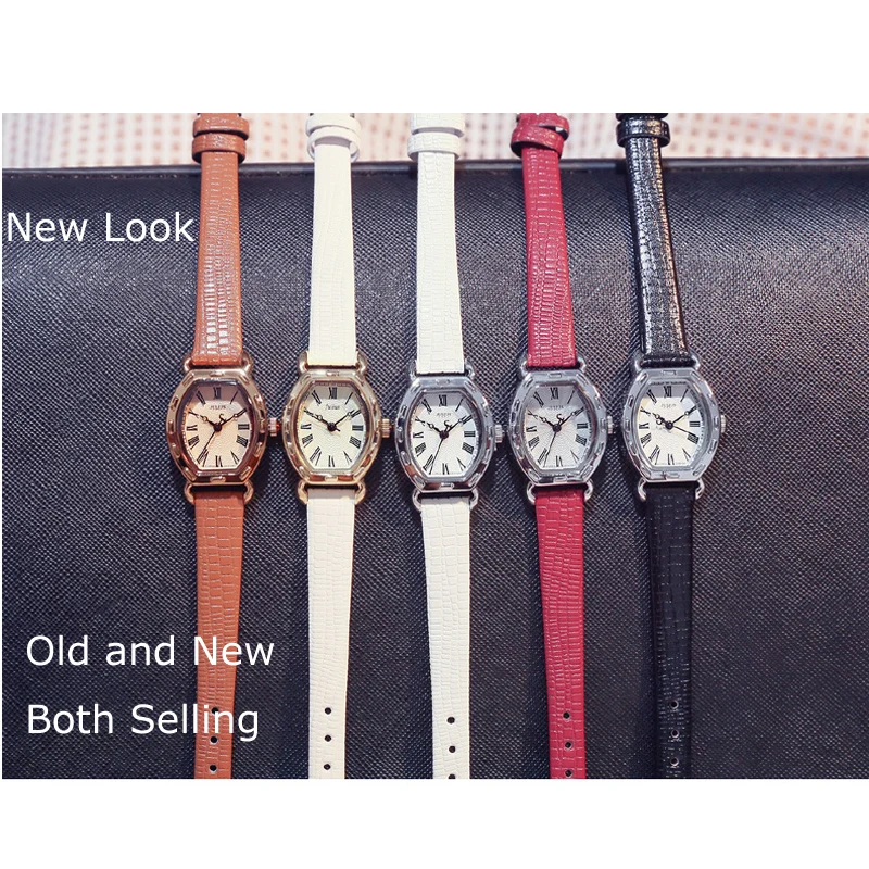

Julius Women's Watch Retro Small Lady Wristwatch Clock Japan Quartz Hours Fashion Bracelet Real Leather Classic 544