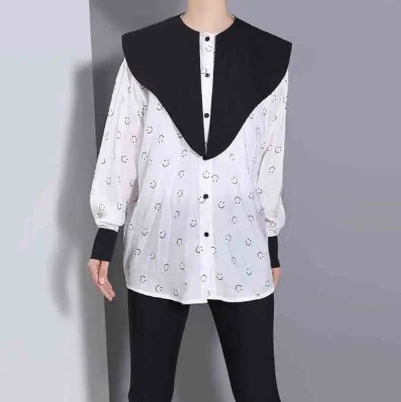 Cultiseed Women Ladies New Sweet Smiley Print Long Sleeve Shirts Female Fashion Vintage Loose Casual Holiday Blouses Top Clothes
Cultiseed Women Ladies New Sweet Smiley Print Long Sleeve Shirts Female Fashion Vintage Loose Casual Holiday Blouses Top Clothes