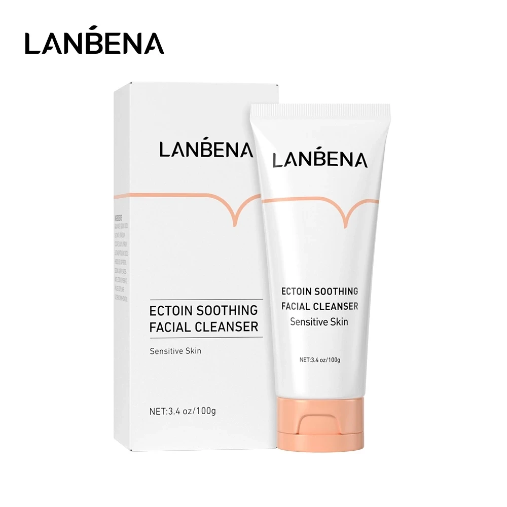 LANBENA Facial Cleanser Ectoin Anti Allergic Repair Soothe For Sensitive Skin Care Face Wash Foam Nourishing Moisturizing 100g
LANBENA Facial Cleanser Ectoin Anti Allergic Repair Soothe For Sensitive Skin Care Face Wash Foam Nourishing Moisturizing 100g