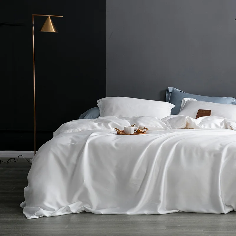 100% Silk 25 Momme Natural Fabric Home Bedding Duvet Cover Pillowcase Bedspread Bed Cover Set
100% Silk 25 Momme Natural Fabric Home Bedding Duvet Cover Pillowcase Bedspread Bed Cover Set