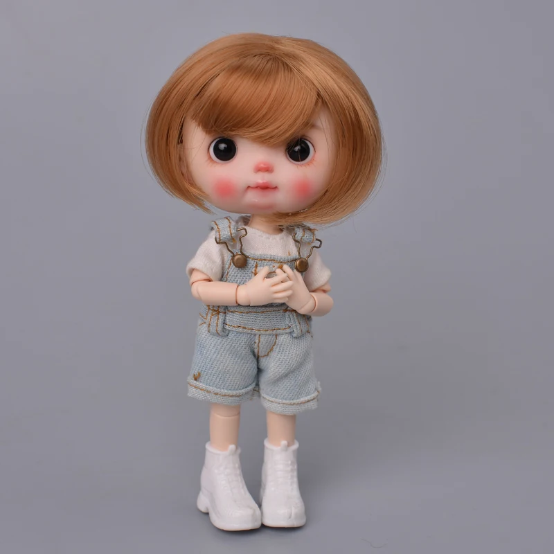 Кукольный парик с короткой челкой 1/8 BJD/SD|Куклы| |