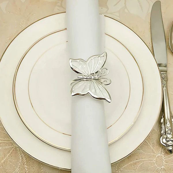Butterfly Napkin Rings Set of 10 for Family Gathering, Dinner, Wedding Decoration, Christmas, Table Decoration
Butterfly Napkin Rings Set of 10 for Family Gathering, Dinner, Wedding Decoration, Christmas, Table Decoration