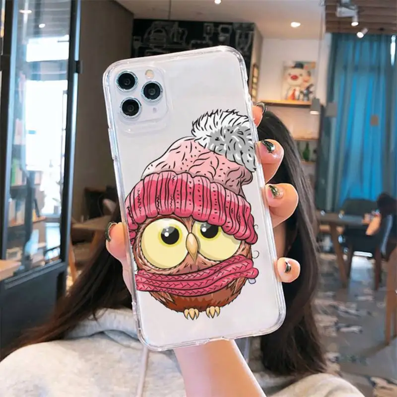 Cute cartoon animal Owl capa cover Phone Case Transparent soft For iphone 5 5s 5c se 6 6s 7 8 11 12 plus mini x xs xr pro max
Cute cartoon animal Owl capa cover Phone Case Transparent soft For iphone 5 5s 5c se 6 6s 7 8 11 12 plus mini x xs xr pro max