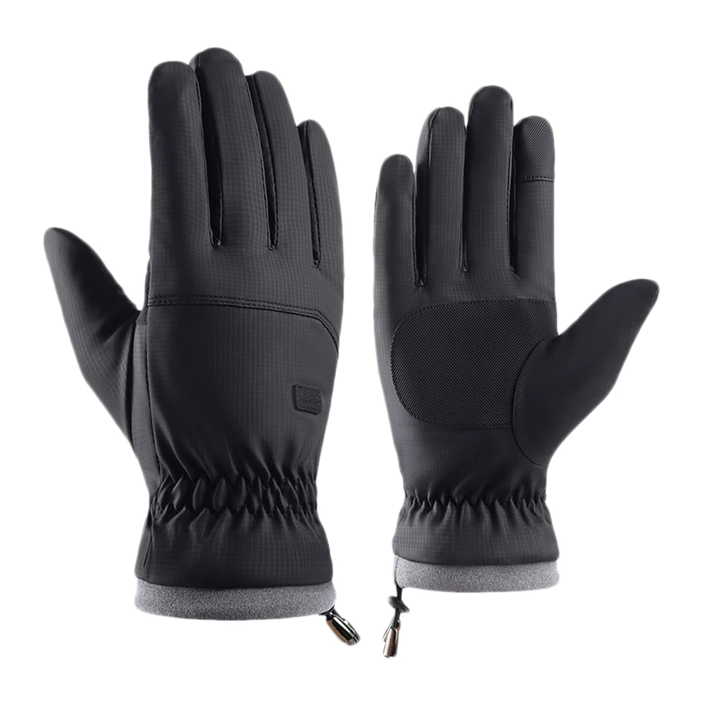 Winter Cycling Gloves Warm Full Finger Touchscreen Windproof Gloves with Elastic Wrist Drawstring for Outdoor Activities Hiking
Winter Cycling Gloves Warm Full Finger Touchscreen Windproof Gloves with Elastic Wrist Drawstring for Outdoor Activities Hiking