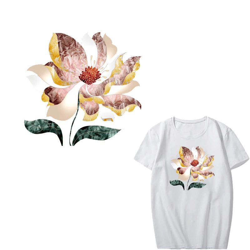 Iron on Transfer Flower Patches for Girl Clothing DIY T-shirt Dresses Applications Washable Stickers for Clothes Heat Press 
Iron on Transfer Flower Patches for Girl Clothing DIY T-shirt Dresses Applications Washable Stickers for Clothes Heat Press