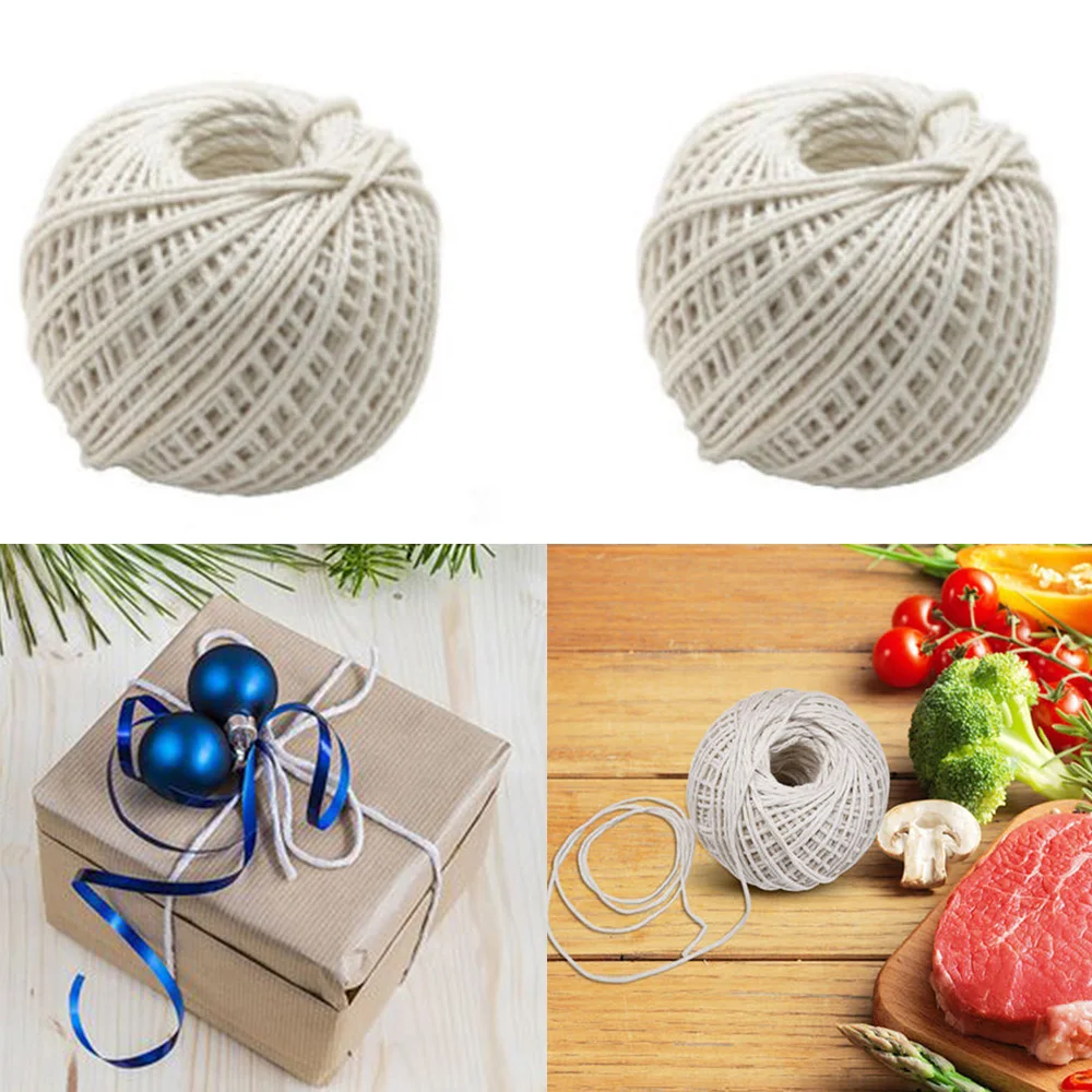 1 Roll 220-feet Cooking Tools Butcher's Cotton Twine Meat Prep Trussing Turkey Barbecue Strings Meat Sausage Tie Rope Cord
1 Roll 220-feet Cooking Tools Butcher's Cotton Twine Meat Prep Trussing Turkey Barbecue Strings Meat Sausage Tie Rope Cord