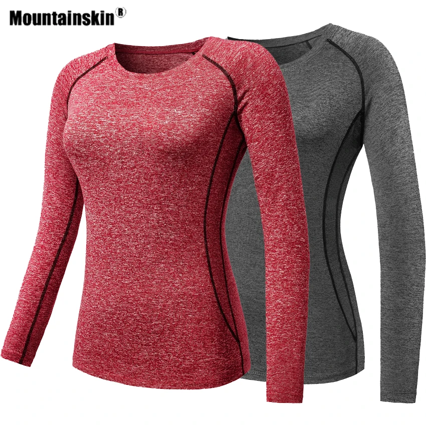 Mountainskin Women's Hiking Quick Drying T-Shirt Long Sleeve Outdoor Sport Running Climb Camping Trekking Female Yoga Coat VB103
Mountainskin Women's Hiking Quick Drying T-Shirt Long Sleeve Outdoor Sport Running Climb Camping Trekking Female Yoga Coat VB103