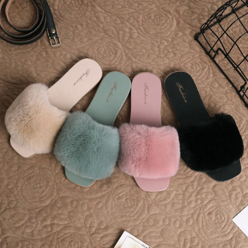 Winter Warm Fur Indoor Home Slippers Wear-resistant Non-slip Floor Fluffy Women Slippers Soft Flat Outdoor Female Shoes 2021 New
Winter Warm Fur Indoor Home Slippers Wear-resistant Non-slip Floor Fluffy Women Slippers Soft Flat Outdoor Female Shoes 2021 New
