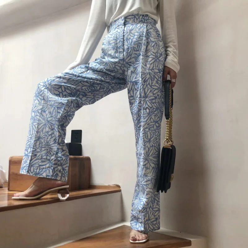GVUW Women Blue Printing Blazer New Arrivals Notched Long Sleeve Loose Fit Jacket Fashion Tide Spring Autumn 2021 20D713
GVUW Women Blue Printing Blazer New Arrivals Notched Long Sleeve Loose Fit Jacket Fashion Tide Spring Autumn 2021 20D713