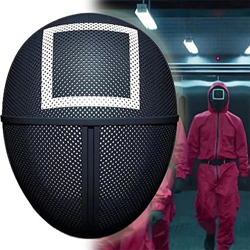 TV Squid Game Cosplay Mask Square Circle Triangle Halloween Masks Unisex Adult Black Face Mask Helmet Costumes Party Accessories
TV Squid Game Cosplay Mask Square Circle Triangle Halloween Masks Unisex Adult Black Face Mask Helmet Costumes Party Accessories