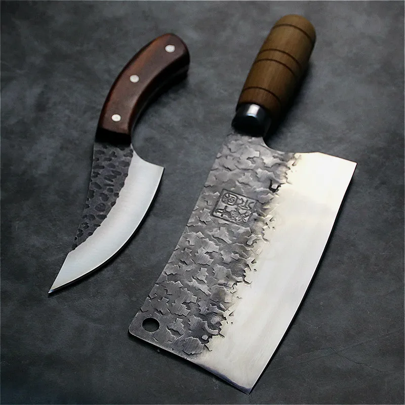 Японский кованый нож из высокоуглеродистой стали ручной работы от шеф повара Тан