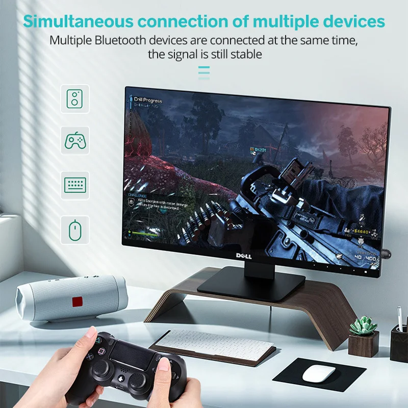 Bluetooth 5.0 Adapter Mini Usb Bluetooth Transmitter for Pc Computer Receptor Laptop Earphone Audio Printer Data Dongle Receiver
Bluetooth 5.0 Adapter Mini Usb Bluetooth Transmitter for Pc Computer Receptor Laptop Earphone Audio Printer Data Dongle Receiver