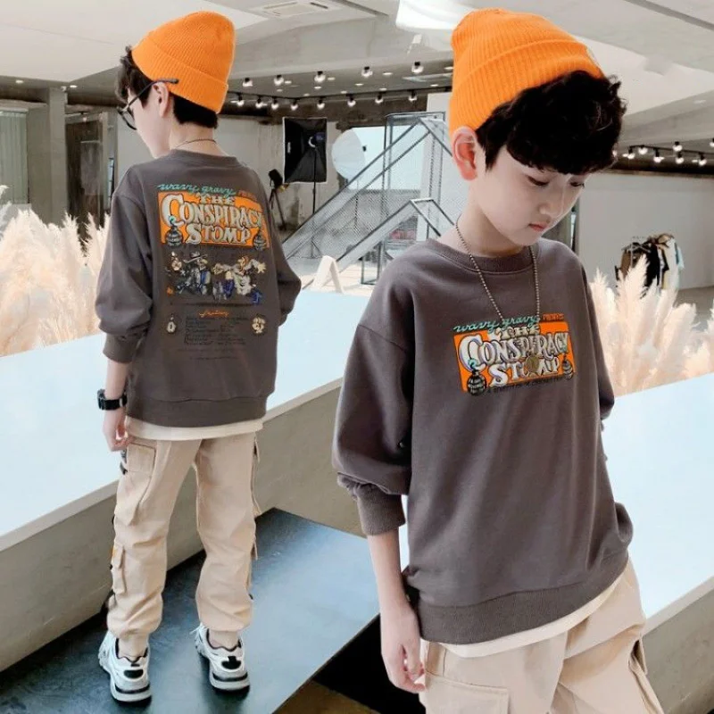 Cotton Spring Autumn Tops Boys Sweatshirts Jacket Coat Kids Overcoat Outwear Teenager Children clothes High Quality
Cotton Spring Autumn Tops Boys Sweatshirts Jacket Coat Kids Overcoat Outwear Teenager Children clothes High Quality