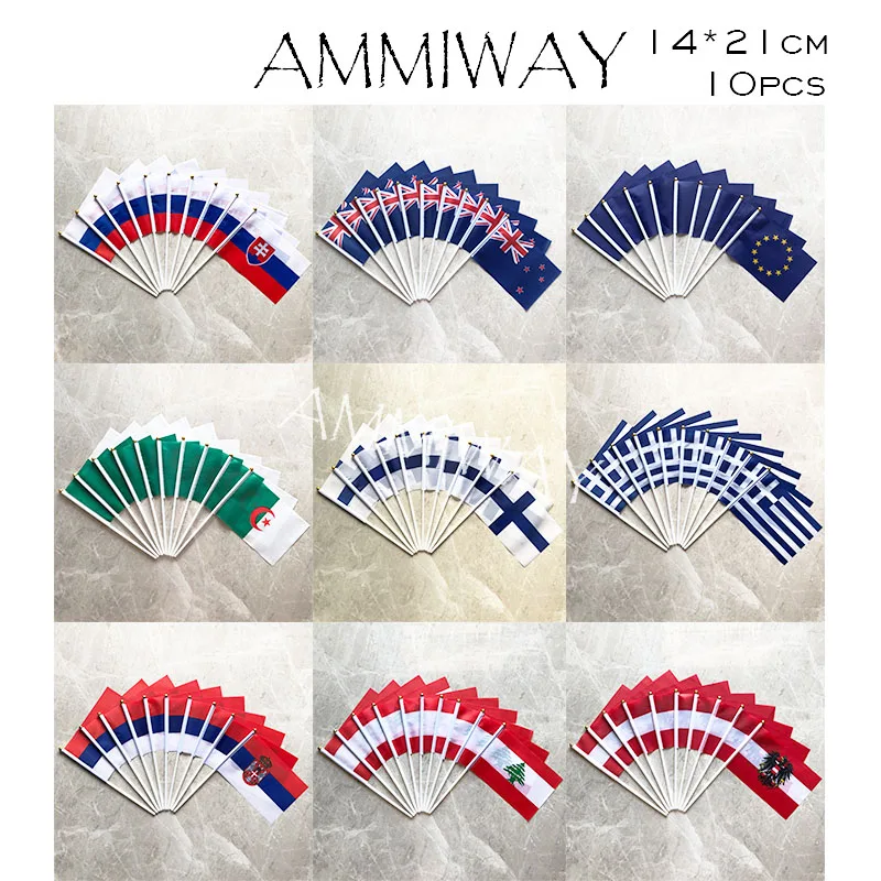 AMMIWAY 14x21 см 10 шт. Словакия Новая Зеландия Европейский союз Алжир Финляндия Греция