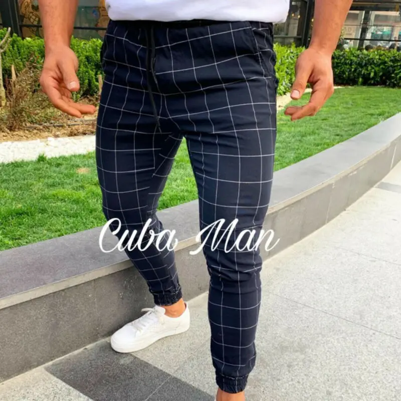 2021 sexy high wasit spring summer fashion pocket Men's Slim Fit Plaid Straight Leg Trousers Casual Pencil Jogger Casual Pants
2021 sexy high wasit spring summer fashion pocket Men's Slim Fit Plaid Straight Leg Trousers Casual Pencil Jogger Casual Pants