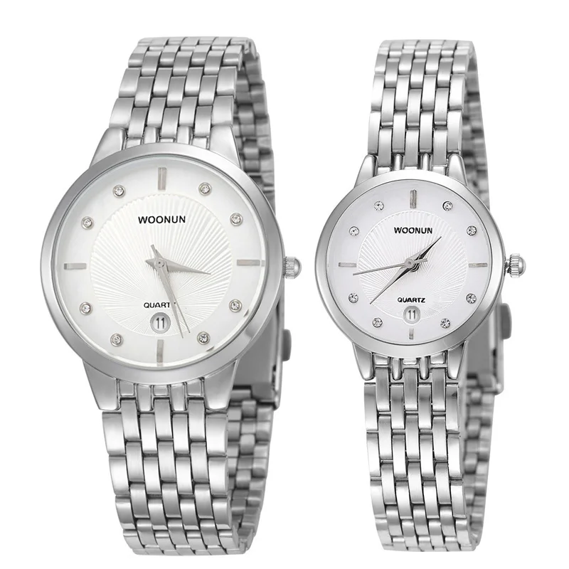 Luxury Brand WOONUN Casual Pair Watches Stainless Steel Quartz Couple Watch Fashion Lovers Watches Hours Valentine's Day gift
Luxury Brand WOONUN Casual Pair Watches Stainless Steel Quartz Couple Watch Fashion Lovers Watches Hours Valentine's Day gift