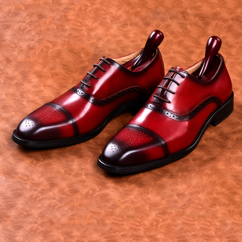 Men leather shoes business dress suit shoes men brand Bullock genuine leather black laces wedding mens shoes
Men leather shoes business dress suit shoes men brand Bullock genuine leather black laces wedding mens shoes