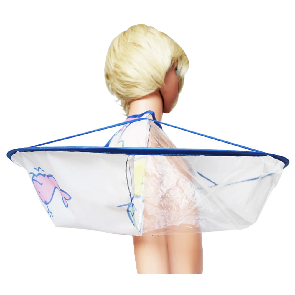 1PC Children Foldable Hair Cape Cutting Cloak Umbrella Cape Transparent Haircut Cloak Cape Salon Barber Hair Styling Accessories
1PC Children Foldable Hair Cape Cutting Cloak Umbrella Cape Transparent Haircut Cloak Cape Salon Barber Hair Styling Accessories