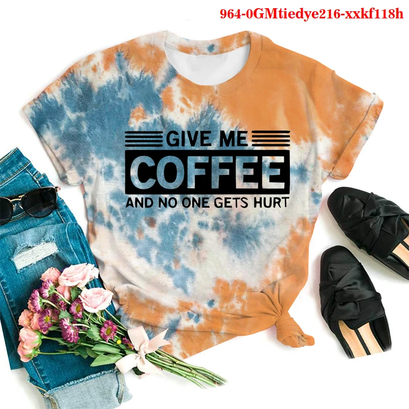 Women T-shirt Short-sleeved GIVE ME COFFEE Print T-shirtsTops Summer Casual Ladies Harajuku Plus Size Graphic Woman T Shirt Tees
Women T-shirt Short-sleeved GIVE ME COFFEE Print T-shirtsTops Summer Casual Ladies Harajuku Plus Size Graphic Woman T Shirt Tees