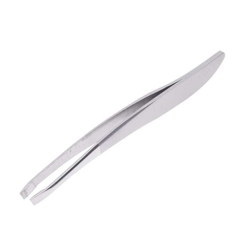 Silver Stainless Steel Slant Tip Eyebrow Hair Tweezer Tool
Silver Stainless Steel Slant Tip Eyebrow Hair Tweezer Tool