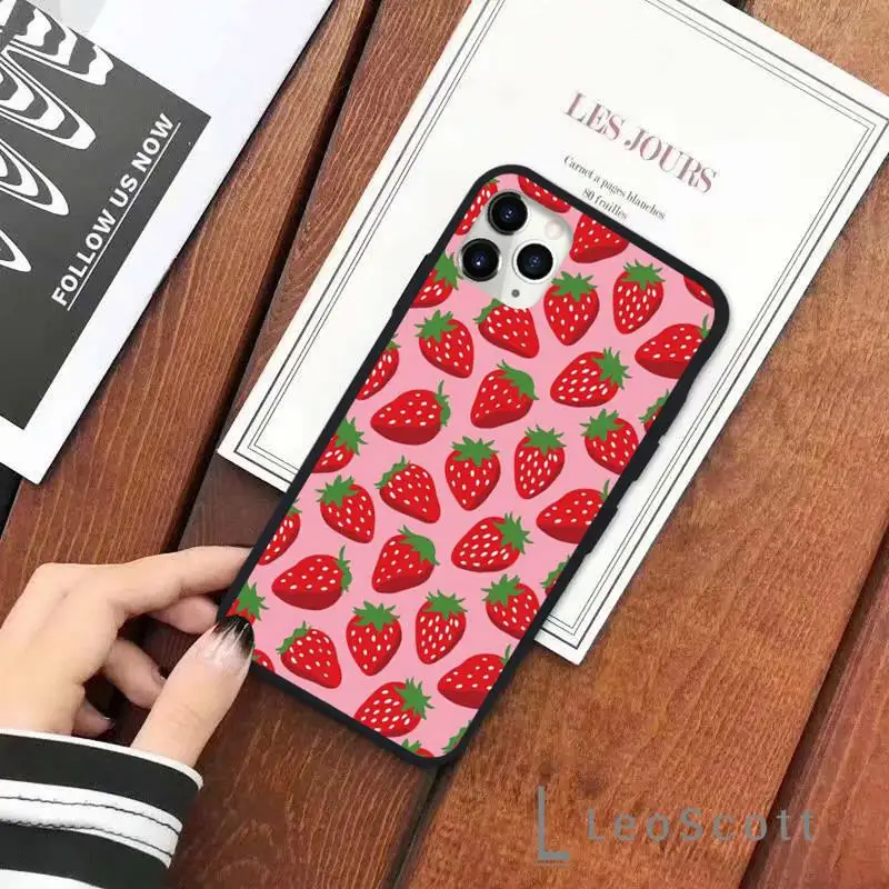 Pink Cherries Cherry Strawberry Phone Case for iPhone 11 12 pro XS MAX 8 7 6 6S Plus X 5S SE 2020 XR Soft silicone
Pink Cherries Cherry Strawberry Phone Case for iPhone 11 12 pro XS MAX 8 7 6 6S Plus X 5S SE 2020 XR Soft silicone