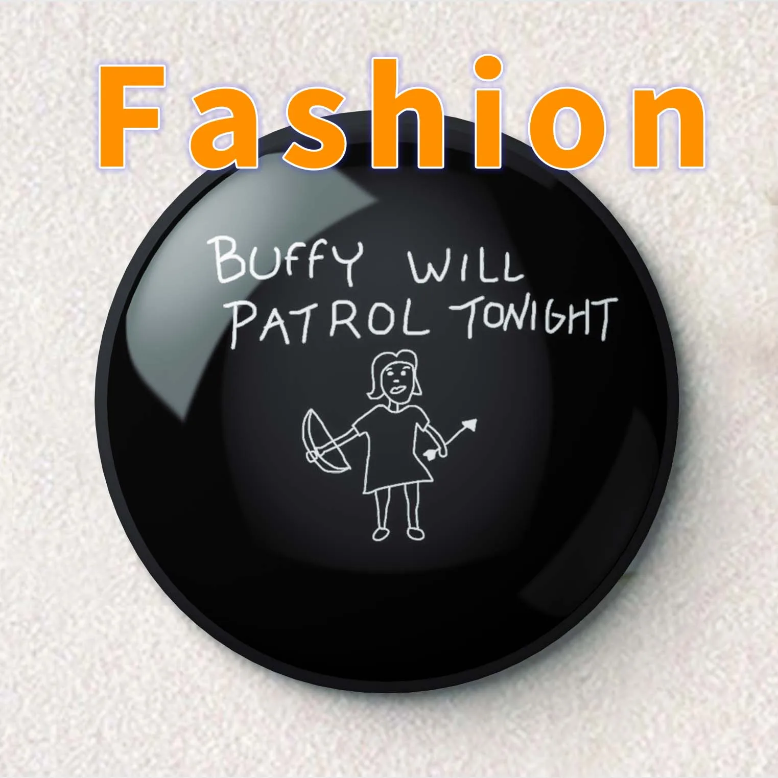 Buffy will patrol tonight on black mtk Soft Enamel Pin Cute Collar Badge Clothes Lapel Pin Jewelry Gift Funny Creative Fashion
Buffy will patrol tonight on black mtk Soft Enamel Pin Cute Collar Badge Clothes Lapel Pin Jewelry Gift Funny Creative Fashion