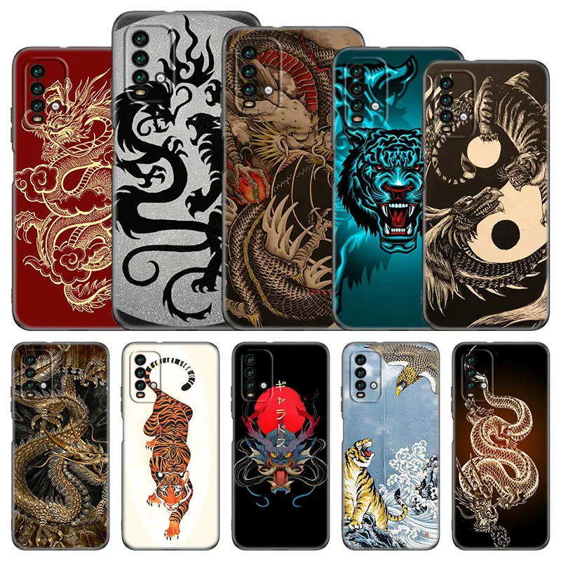 Dragon Tiger Pattern Phone Case For Xiaomi Redmi Note 11 10 9 8 T Pro 10S 5G 9A 9C 9S Soft TPU Black Cover Coque Funda
Dragon Tiger Pattern Phone Case For Xiaomi Redmi Note 11 10 9 8 T Pro 10S 5G 9A 9C 9S Soft TPU Black Cover Coque Funda