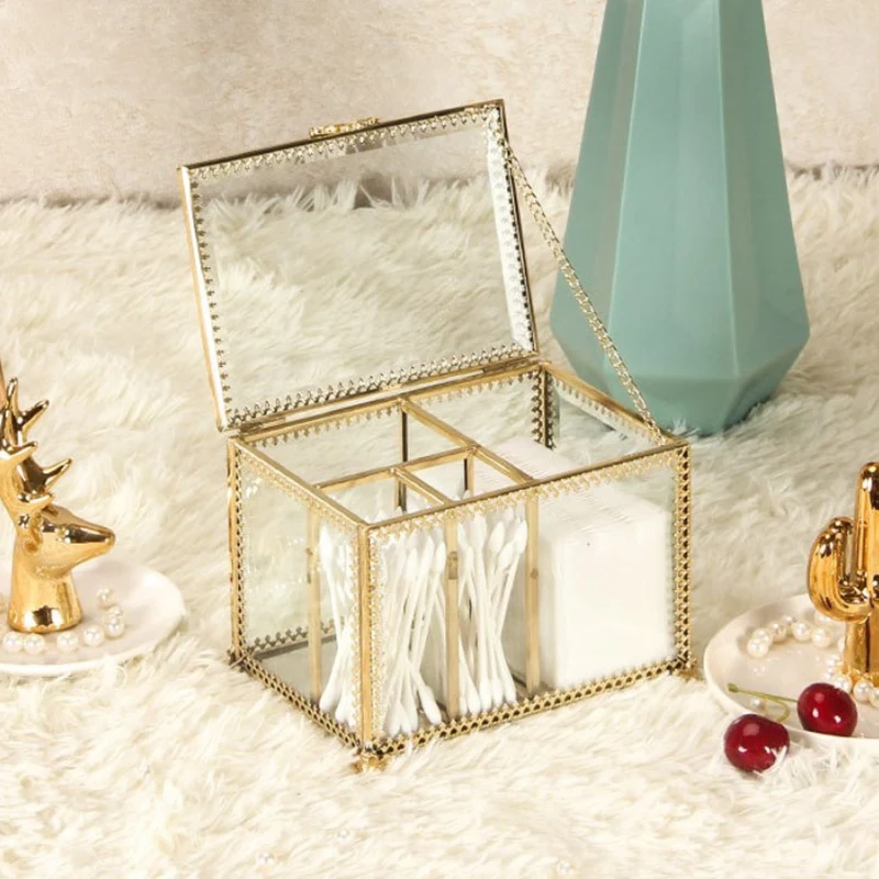 Transparent Glass Ring Box Cosmetic Storage Box Clear Glass Jewelry Box Jewelry Organizer Holder Tabletop Contain
Transparent Glass Ring Box Cosmetic Storage Box Clear Glass Jewelry Box Jewelry Organizer Holder Tabletop Contain