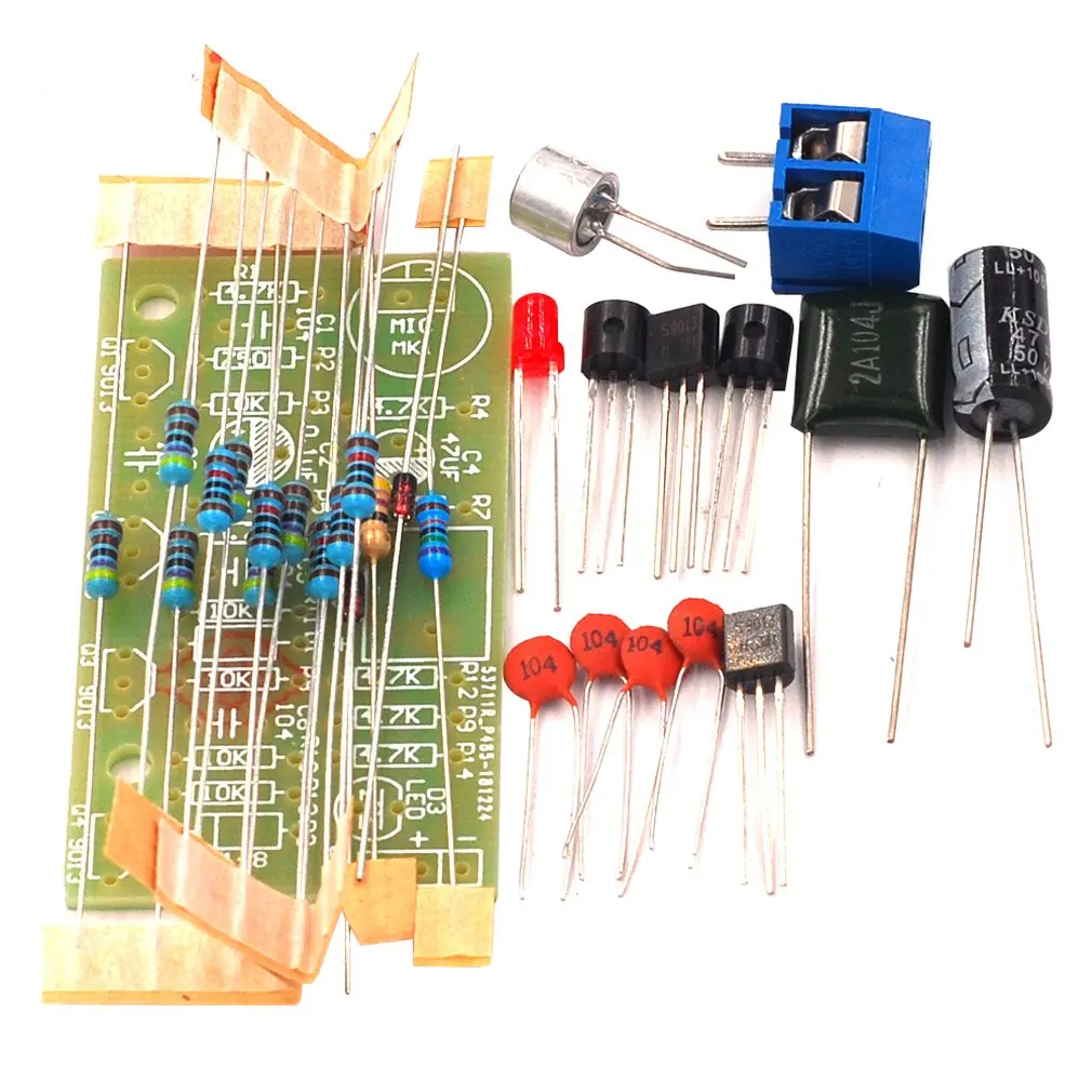 Voice-Controlled Clapping Switch Kit Scatter Electronic Diy Fun Production Kit Electronic Practice Kit
Voice-Controlled Clapping Switch Kit Scatter Electronic Diy Fun Production Kit Electronic Practice Kit