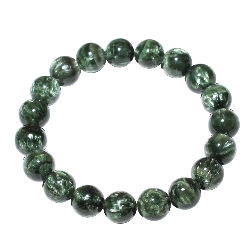 Natural Seraphinite Bracelet AAA Clinochlore Energy Gemstone Stone Beads Think Jewelry 10-14mm For Women Birthday Holiday Gifts
Natural Seraphinite Bracelet AAA Clinochlore Energy Gemstone Stone Beads Think Jewelry 10-14mm For Women Birthday Holiday Gifts