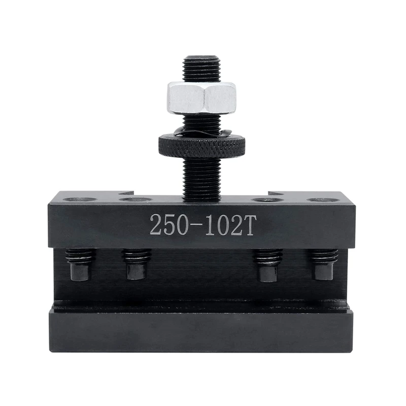 Industrial Tool Rotation and Face Quick Change Tool Column Holder for 1.22 cm Turning Tools, Style 250-102T
Industrial Tool Rotation and Face Quick Change Tool Column Holder for 1.22 cm Turning Tools, Style 250-102T