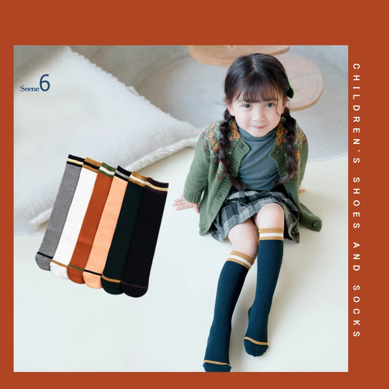New Cotton Knee Socks for Boy Girls Solid Striped Baby Girl Knee High Socks Autumn Winter Soft Children's Socks Fashion Kids
New Cotton Knee Socks for Boy Girls Solid Striped Baby Girl Knee High Socks Autumn Winter Soft Children's Socks Fashion Kids