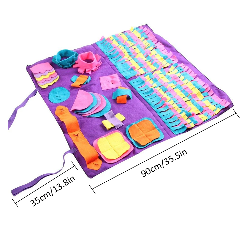 Pet Dog Snuffle Mat Pet Sniffing Training Blanket Detachable Fleece Pads Relieve Stress Nose work Puzzle Pet Nose Pad Dropship
Pet Dog Snuffle Mat Pet Sniffing Training Blanket Detachable Fleece Pads Relieve Stress Nose work Puzzle Pet Nose Pad Dropship