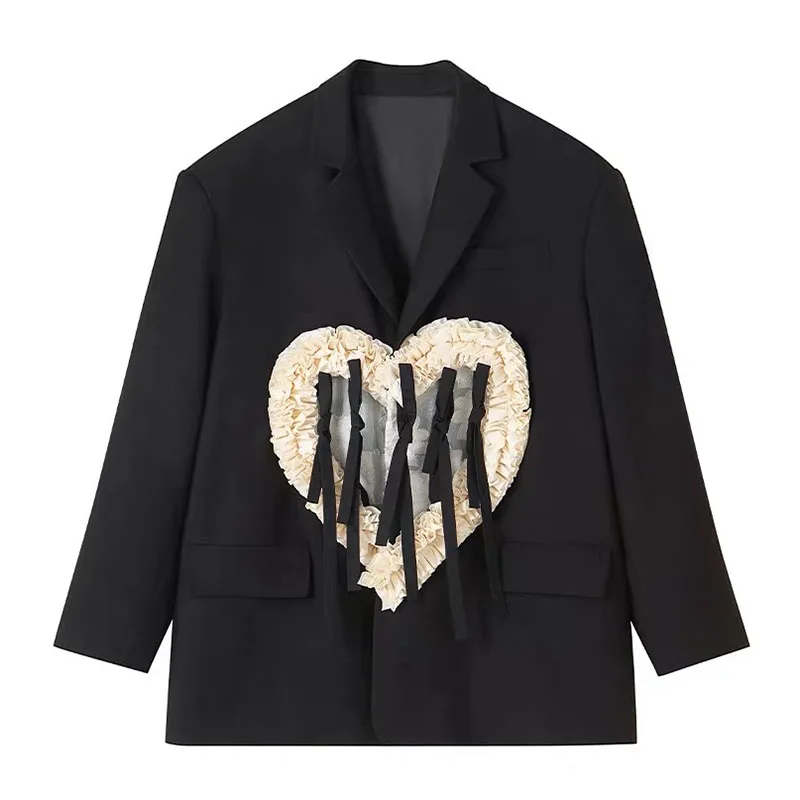SeeBeautiful Two Pieces Bow-knot Heart Pattern Stitching Loose Blazer A-line Half-body Skirt Woman Summer 2021 New Fashion E636
SeeBeautiful Two Pieces Bow-knot Heart Pattern Stitching Loose Blazer A-line Half-body Skirt Woman Summer 2021 New Fashion E636