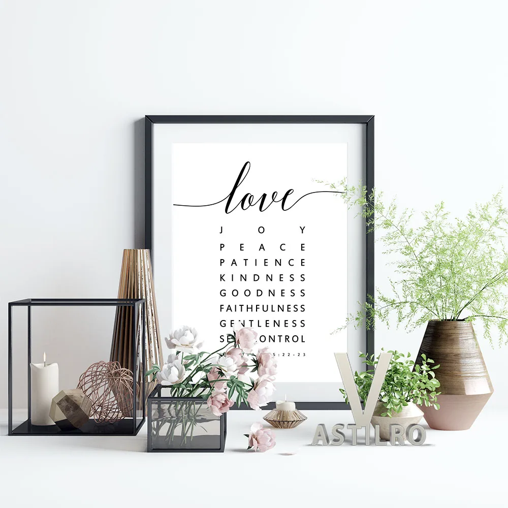 Galatians Fruit Of The Spirit Bible Verse Quote Poster Christian Scripture Wall Art Prints Canvas Painting Living Room Decor
Galatians Fruit Of The Spirit Bible Verse Quote Poster Christian Scripture Wall Art Prints Canvas Painting Living Room Decor