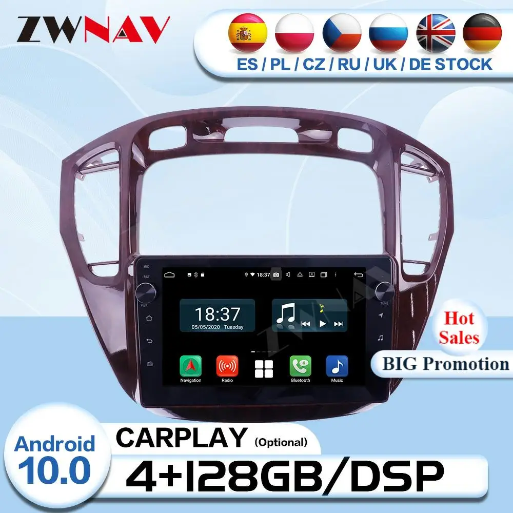 Carplay 2 Din Android для Toyota Highlander 2002 2003 2004 2005 2006 2007 2008 радио приемник аудио стерео GPS плеер головное устройство
Carplay 2 Din Android для Toyota Highlander 2002 2003 2004 2005 2006 2007 2008 радио приемник аудио стерео GPS плеер головное устройство