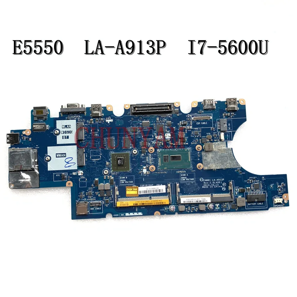 Новая внешняя деталь для 15 5550 дюйма материнская плата ноутбука E5550 детская
