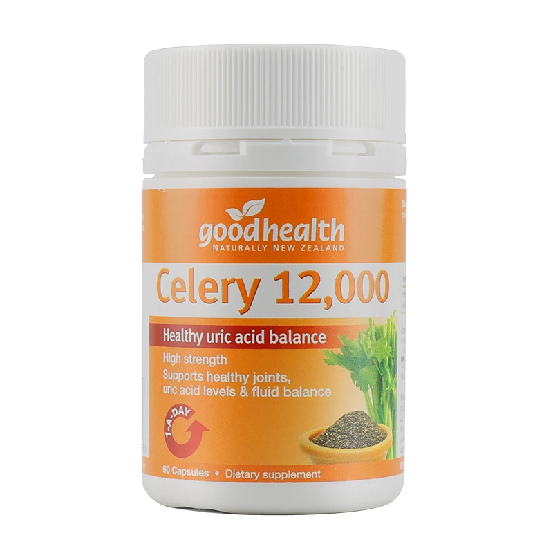 Good Health Celery Seed 12000mg 60Caps Support Rheumatism Gout Healthy uric acid levels Joint Urinary Tract normal fluid balance
Good Health Celery Seed 12000mg 60Caps Support Rheumatism Gout Healthy uric acid levels Joint Urinary Tract normal fluid balance